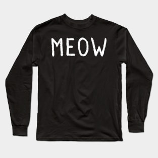 Meow Long Sleeve T-Shirt